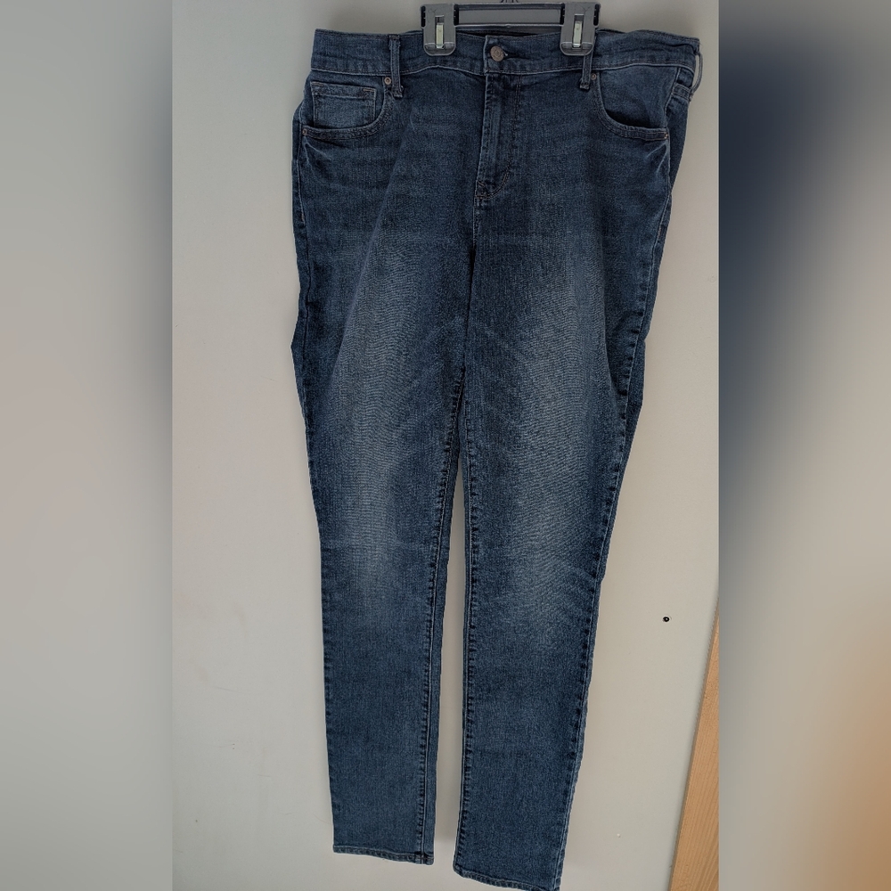 Old Navy Blue Straight Leg Jeans Classic Style